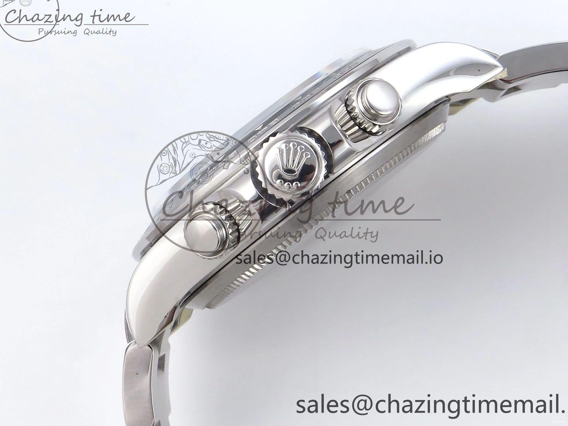 MiroTime 0428 Reliable Daytona 126500 QF+ 1:1 Best Edition 904L Steel White Dial on SS Bracelet SH 862